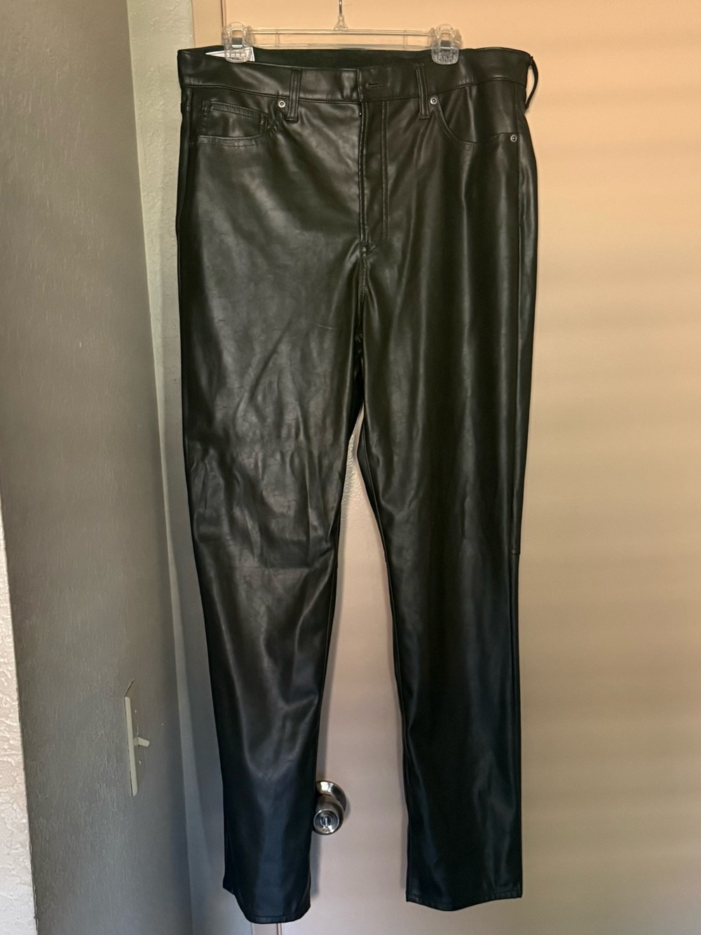 Gap High Rise Vintage Slim Faux Leather Pants